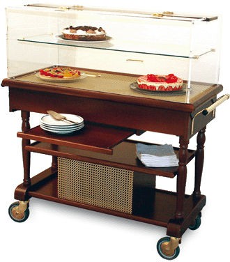 Table réfrigérée par compresseur CALYPSO avec étagère